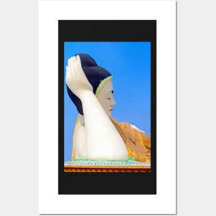 Mya Tha Lyaung Reclining Buddha2, Bago Posters and Art